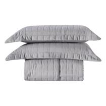 Cobre Leito Toque Aveludado Percal 400 Fios Com Porta Travesseiro Colcha Casal/Queen Luxo Cobre Leito Toque Aveludado Percal 400 Fios Com Porta Travesseiro Colcha Casal/Queen Luxo