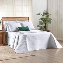 Cobre Leito Verity Queen 03 Peças - Branco Cobre Leito Verity Queen 03 Peças - Branco