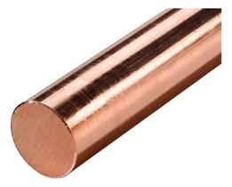 Cobre puro Ø5/8' (15,87mm) X 3000mm( 3 Metros) Tarugo Vergalhão