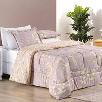 Cobredrom Queen Grosso Florença 200 Fios Lavanda 2,40m