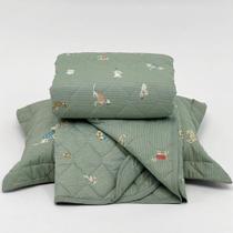 Cobreleito Casa K Solteiro Vida Bela Estampado 180x240 Cobreleito Casa K Solteiro Vida Bela Estampado 180x240