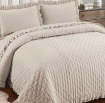 Cobreleito Casal 03 Peças Peplum 100% Poliéster - Sultan Cobreleito Casal 03 Peças Peplum 100% Poliéster - Sultan