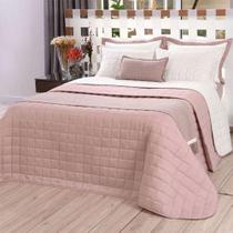 Cobreleito Coordenado Diana Dupla Face Queen Rose 5 peças - lavive Cobreleito Coordenado Diana Dupla Face Queen Rose 5 peças - lavive