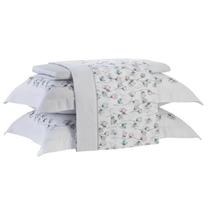 Cobreleito Kacyumara Satinée Jessi -100%Algodão - 300 fios - Queen