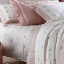 Cobreleito King 300 Fios Kacyumara Satinee 03 Peças Ball Rose