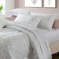 Cobreleito King 300 Fios Kacyumara Satinee 03 Peças Fiance