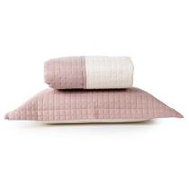 Cobreleito Plaza Lavive Queen 03 Pçs Dupla Face Rose Palha Cobreleito Plaza Lavive Queen 03 Pçs Dupla Face Rose Palha