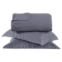 Cobreleito Queen 3 Pçs Gran Percalle Gavin 200 Fios Buddemeyer