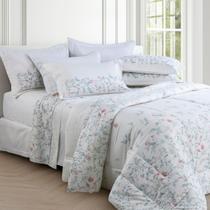 Cobreleito Queen 300 Fios Kacyumara Satinee 03 Peças Siera