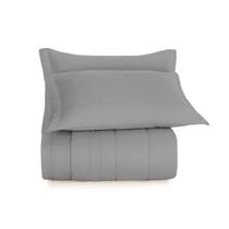 Cobreleito Queen Altenburg Lux 200 Fios Cinza 3 Pçs - 012010