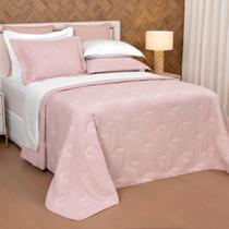 Cobreleito Queen Bordado Lavive Botanic 03 Pçs T. Pluma Rose Cobreleito Queen Bordado Lavive Botanic 03 Pçs T. Pluma Rose