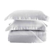 Cobreleito Queen Kacyumara Bali Bambu 400 Fios Branco - 3610