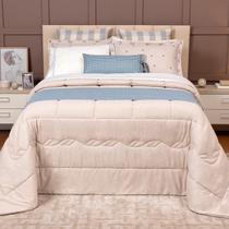 Cobreleito Queen Lavive Alice 5 Pç Toque Linho 300 Fios ul