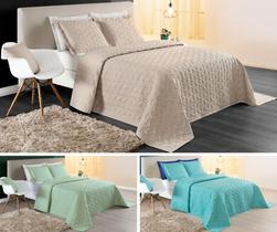 cobreleito queen size 3 peças bordado luxo micropercal 200fios cor caqui premium cobreleito queen size 3 peças bordado luxo micropercal 200fios cor caqui premium