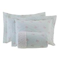 Cobreleito Solteiro 2 Peças Vintage Pivone Kacyumara