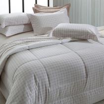 Cobreleito Solteiro 200 Fios Kacyumara Vintage 02 Pças Escot