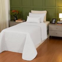 Cobreleito Solteiro Lavive Comfy 02 Peças Toque Pluma Branco