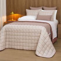 Cobreleito Super King Diana 05 Peças Dupla Face Capuccino