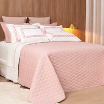 Cobreleito Super King Lavive Francis 05 Peças 180 Fios Rosê Cobreleito Super King Lavive Francis 05 Peças 180 Fios Rosê