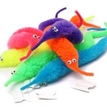 Cobrinha Mágica Pelucia Bichinho Magic Twist Worm Fuzzy Constancio Minhoca Squirmles ( 1 Unidade ) - Magic Twist Worm