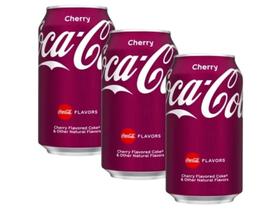 Coca Cola Cereja Cherry Coke Flavors Importada - 3unid Coca Cola Cereja Cherry Coke Flavors Importada - 3unid