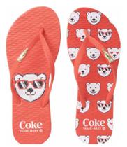 Coca cola chinelo cc4672 coke bear Coca cola chinelo cc4672 coke bear