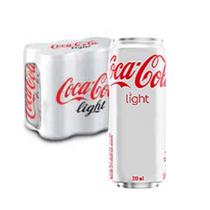 Coca Cola lata LIGHT 310ml fardo C/6 Unidade
