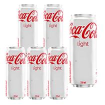 Coca Cola lata LIGHT 310ml fardo C/6 Unidade Coca Cola lata LIGHT 310ml fardo C/6 Unidade