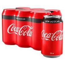 COCA COLA LATA SEM ACUCAR 350M l com 6 unidades