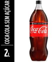 Coca cola sem açucar 2l Coca cola sem açucar 2l
