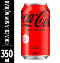 Coca cola sem açucar 350 ml Coca cola sem açucar 350 ml