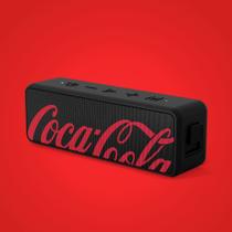 Coca-Cola Sound Box - Caixa de som wireless com baixos acentuados - Preta