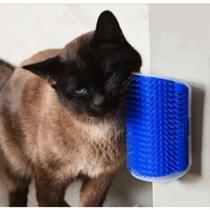 Coça Gato Com Catnip Escova Massageadora Canto Parede Cuidados com Pêlos dos Gatos
