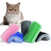 Coça Gato Escova Pet Parede Tira Pelos Massagem Com Catnip Coça Gato Escova Pet Parede Tira Pelos Massagem Com Catnip