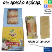 Cocada Branca Artesanal Premium 0% de Adição de Açúcar 15x40g - Sabores do Coco