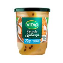 Cocada com Maracujá Zero Açúcar 200g - Vitao Cocada com Maracujá Zero Açúcar 200g - Vitao