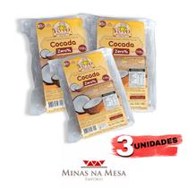 Cocada Em Tablete Diet Zero Açúcar E Glúten 110g 3uni