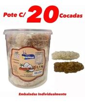 Cocada Pingada Mista 1,1kg Pote com 20 Unidades Cocada Pingada Mista 1,1kg Pote com 20 Unidades