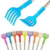 Coçador De Costas Mãozinha Relaxante Prático Massagem Colorido Envio Sortido Cabo Metal Inox Coçador De Costas Mãozinha Relaxante Prático Massagem Colorido Envio Sortido Cabo Metal Inox