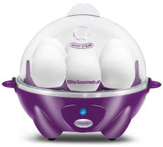 Cocedor de Huevos Elite Gourmet EGC700P 7 Huevos Rápido Morado