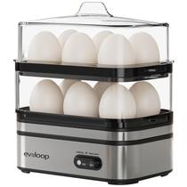 Cocedor Eléctrico de Huevos Evoloop Rapid para 12 Huevos, Libre de BPA
