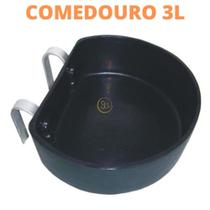 Cocho / Comedouro Raso para animais - 3 Litros Com Suporte - Super Resistente