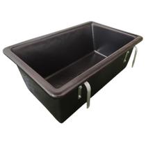 Cocho Individual 30 Litros com Suportes Comedouro Abecel