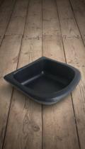 Cocho Saleiro 2,5L Polietileno Resistente Preto