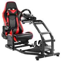 Cockpit Gamer Sim Dardoo Ajustável com Assento Vermelho para Logitech Cockpit Gamer Sim Dardoo Ajustável com Assento Vermelho para Logitech