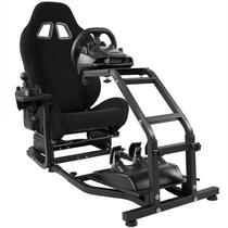 Cockpit para simulador de corrida Dardoo com assento ajustável compatível com Logitech