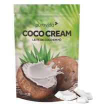 Coco Cream Leite Cremoso Em Pó Vegano Sem Açúcar Puravida
