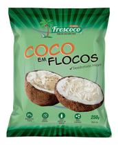 Coco em Flocos Desidratado Integral 250g Frescoco