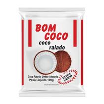 Coco Ralado Bomcoco Extra Úmido 100g - Embalagem c/ 24 unidades - Bom Coco