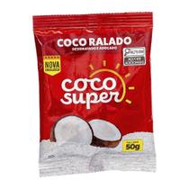 Coco Ralado Coco Super Adoçado 50g - Embalagem com 48 Unidades